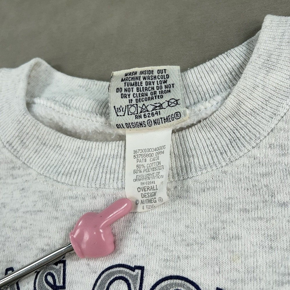 Vintage Dallas Cowboys Sweatshirt Mens Large Nutmeg NFL Football Crewneck 1994 - Picture 5 of 13